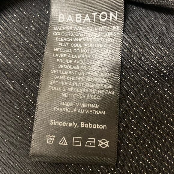 NEW With Tags Aritzia BABATON MACAULEY Blazer In Black/ Silver Style 75572 SZ M - Picture 14 of 17